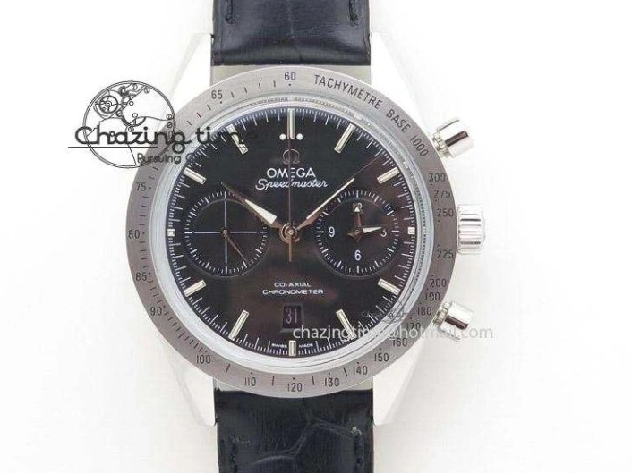 0404 Flexible De Ville MK 1:1 Best Edition SS White Dial On Black Leather Asian Seagull T1701 (Sec@6) 8244